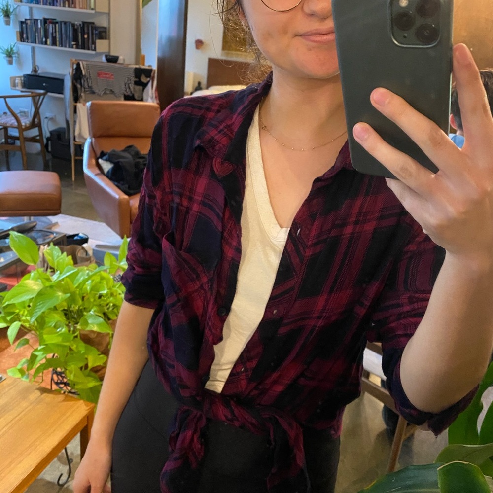 Purple and Black Flannel